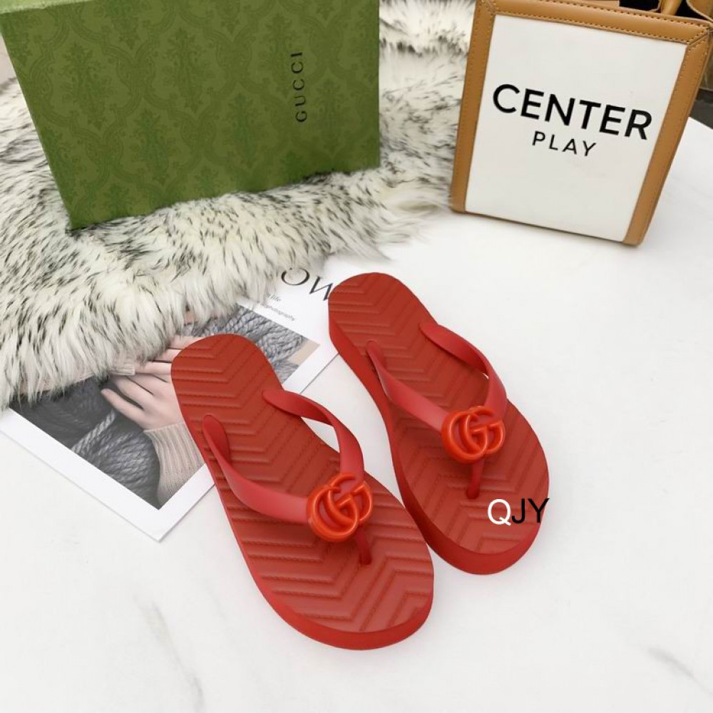 Gucci flip flop 36-44 red Shoes