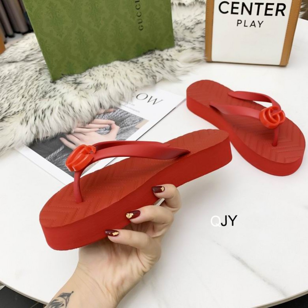 Gucci flip flop 36-44 red Shoes