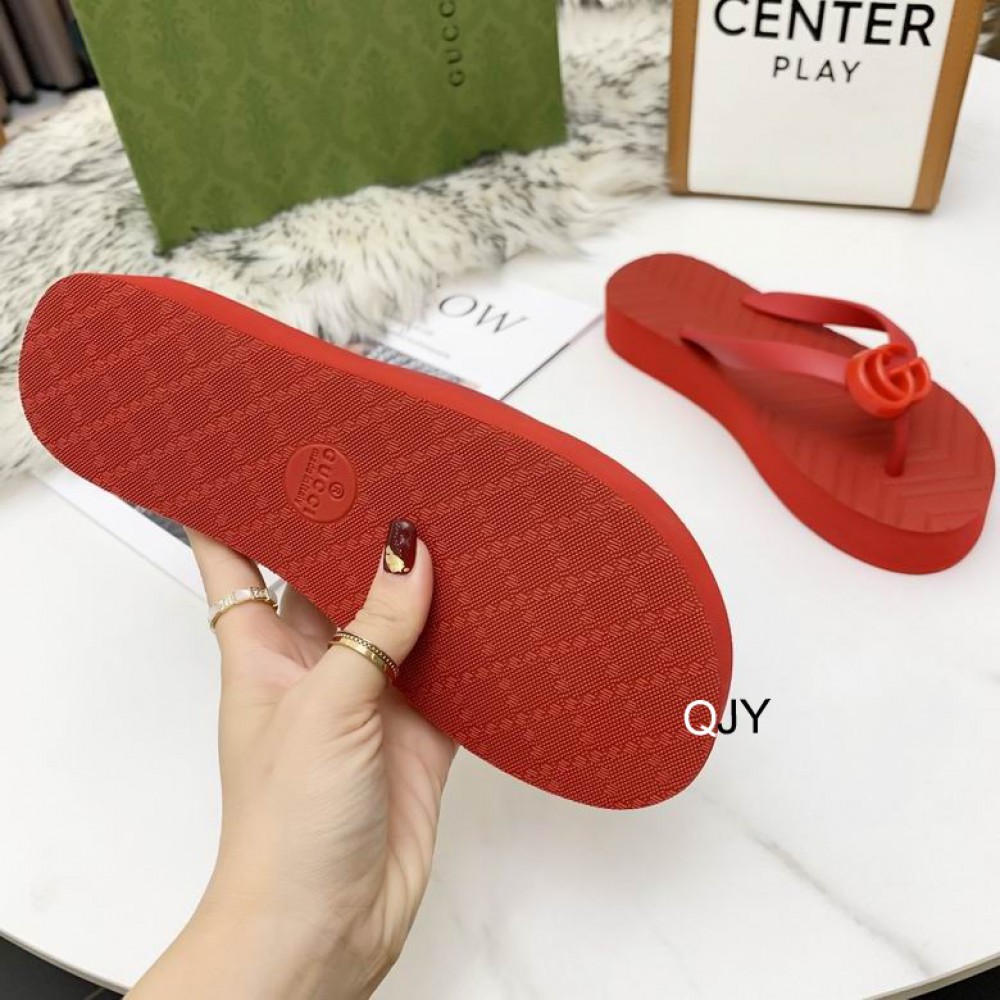 Gucci flip flop 36-44 red Shoes