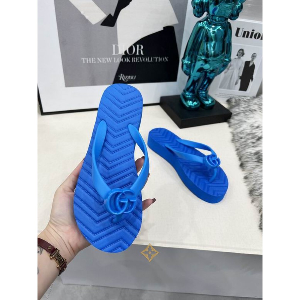 Gucci flip flop 36-44 green blue Shoes