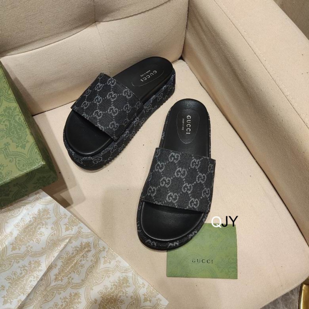 Gucci GG canvas platform slides 36-44 Shoes