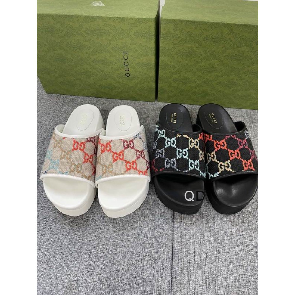 Gucci GG canvas platform slides 36-44 Shoes