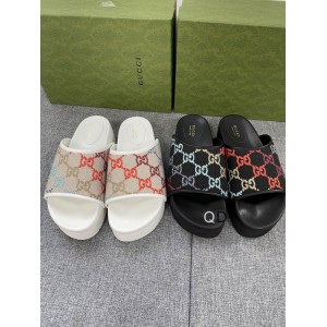 Gucci GG canvas platform slides 36-44 Shoes