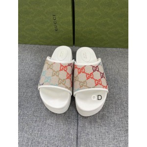 Gucci GG canvas platform slides 36-44 Shoes