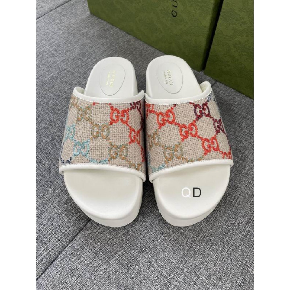 Gucci GG canvas platform slides 36-44 Shoes