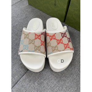 Gucci GG canvas platform slides 36-44 Shoes