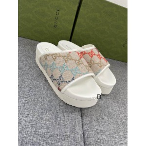 Gucci GG canvas platform slides 36-44 Shoes