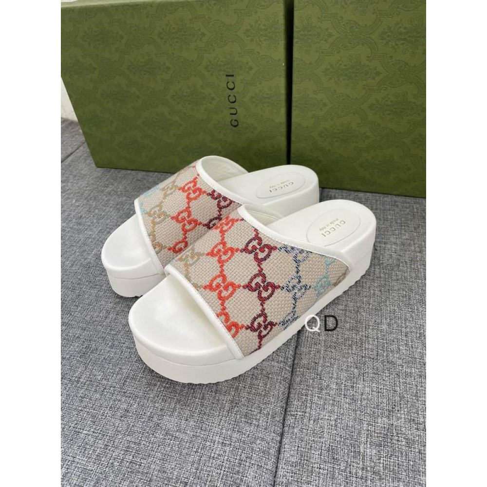 Gucci GG canvas platform slides 36-44 Shoes