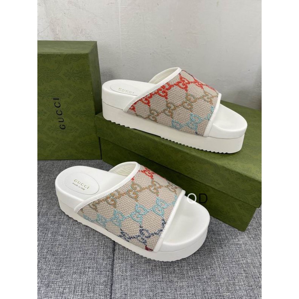 Gucci GG canvas platform slides 36-44 Shoes
