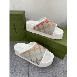 Gucci GG canvas platform slides 36-44 Shoes