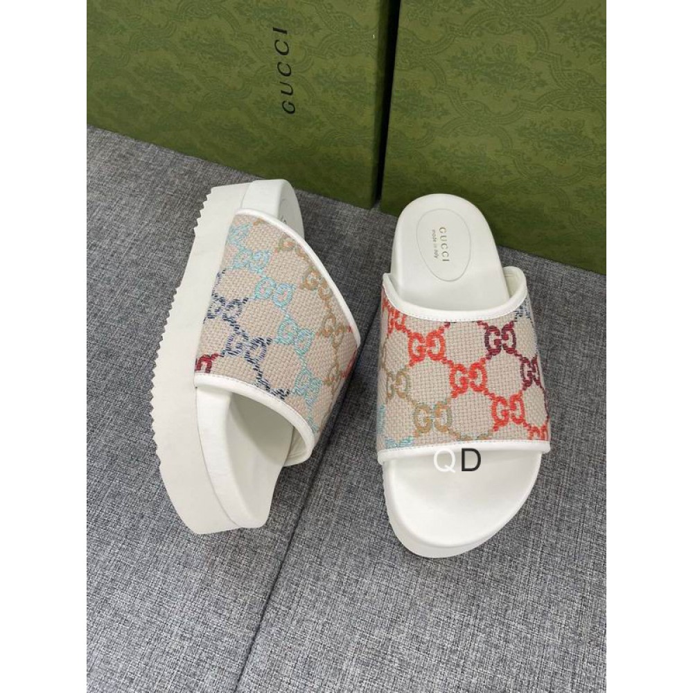 Gucci GG canvas platform slides 36-44 Shoes