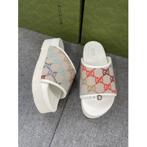 Gucci GG canvas platform slides 36-44 Shoes