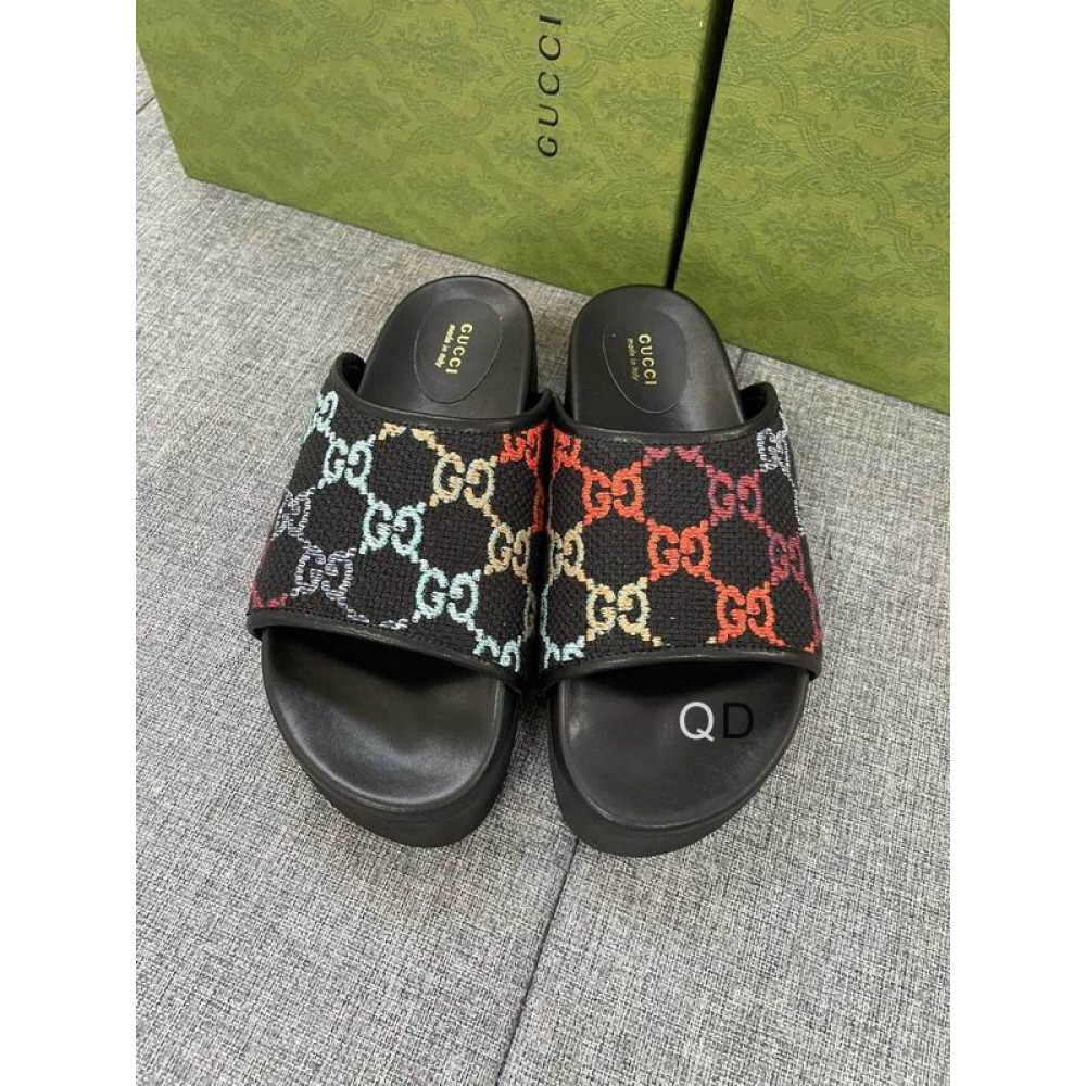 Gucci GG canvas platform slides 36-44 Shoes