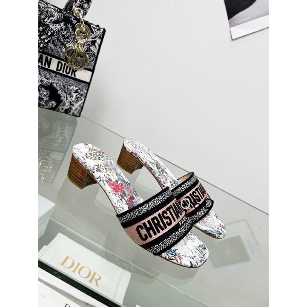 Dior D way heeled slide 3.5cm Shoes