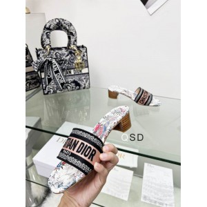 Dior D way heeled slide 3.5cm Shoes