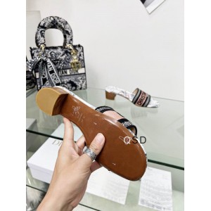 Dior D way heeled slide 3.5cm Shoes