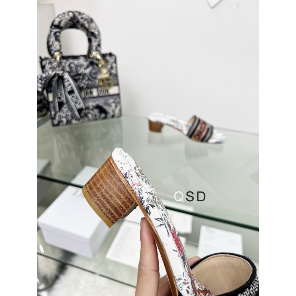 Dior D way heeled slide 3.5cm Shoes