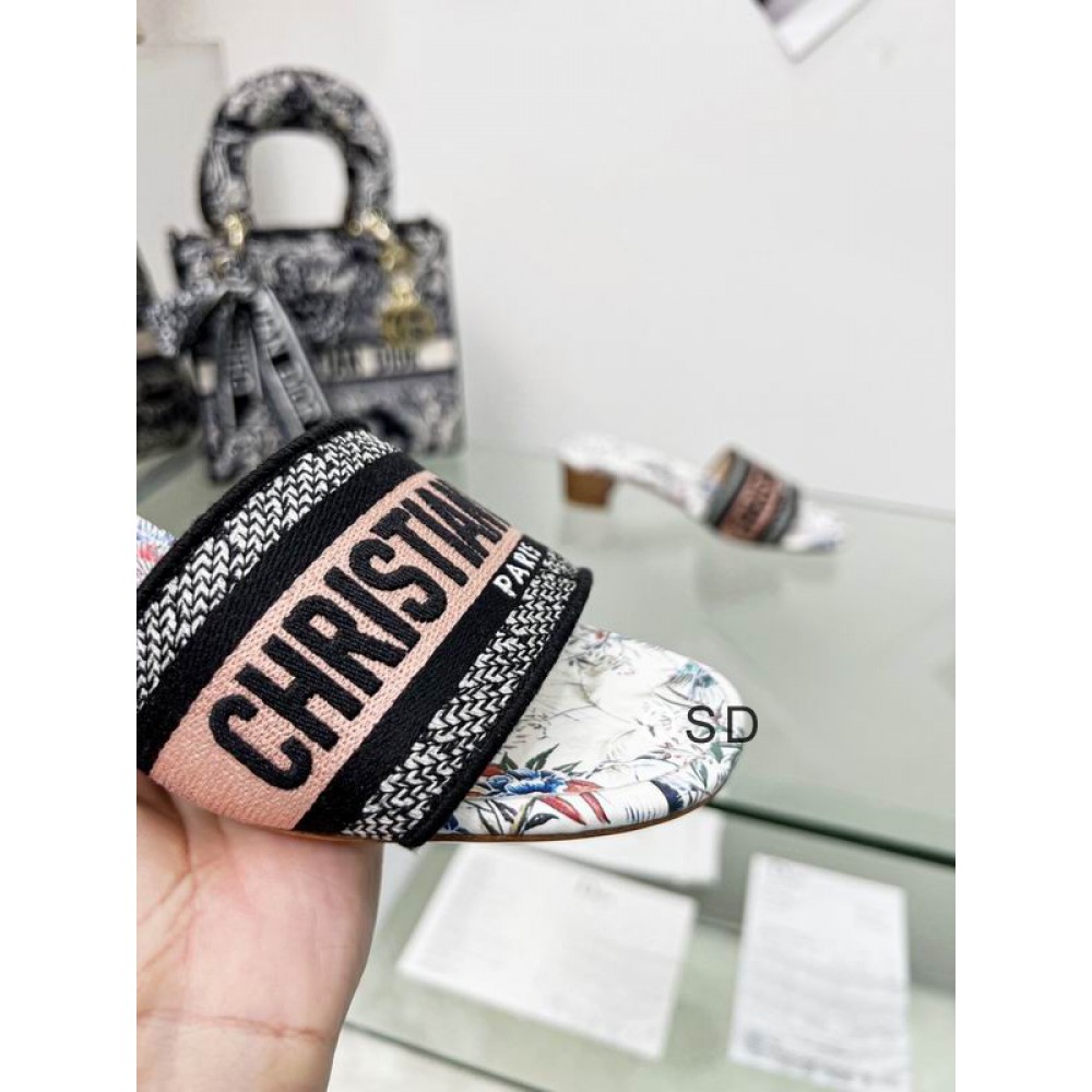 Dior D way heeled slide 3.5cm Shoes