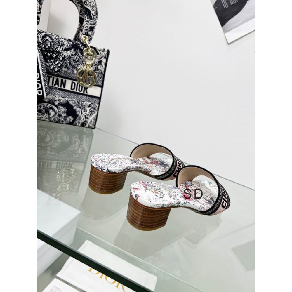 Dior D way heeled slide 3.5cm Shoes