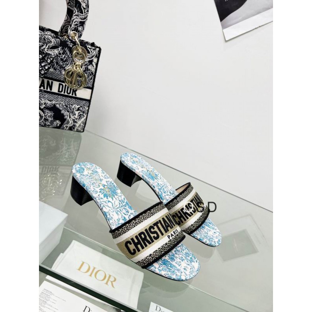 Dior D way heeled slide 3.5cm Shoes