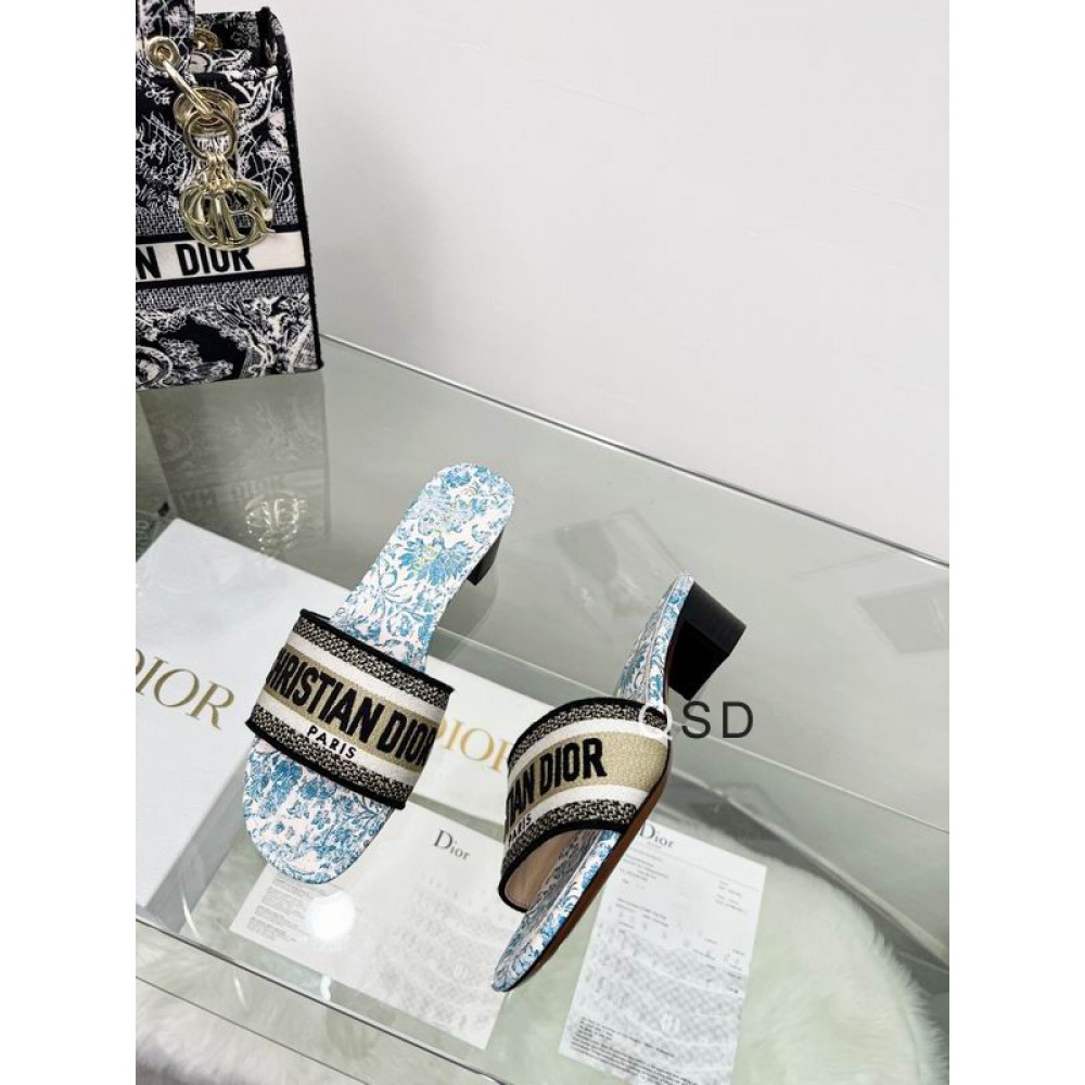Dior D way heeled slide 3.5cm Shoes