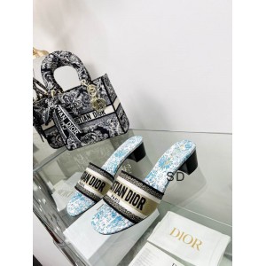 Dior D way heeled slide 3.5cm Shoes