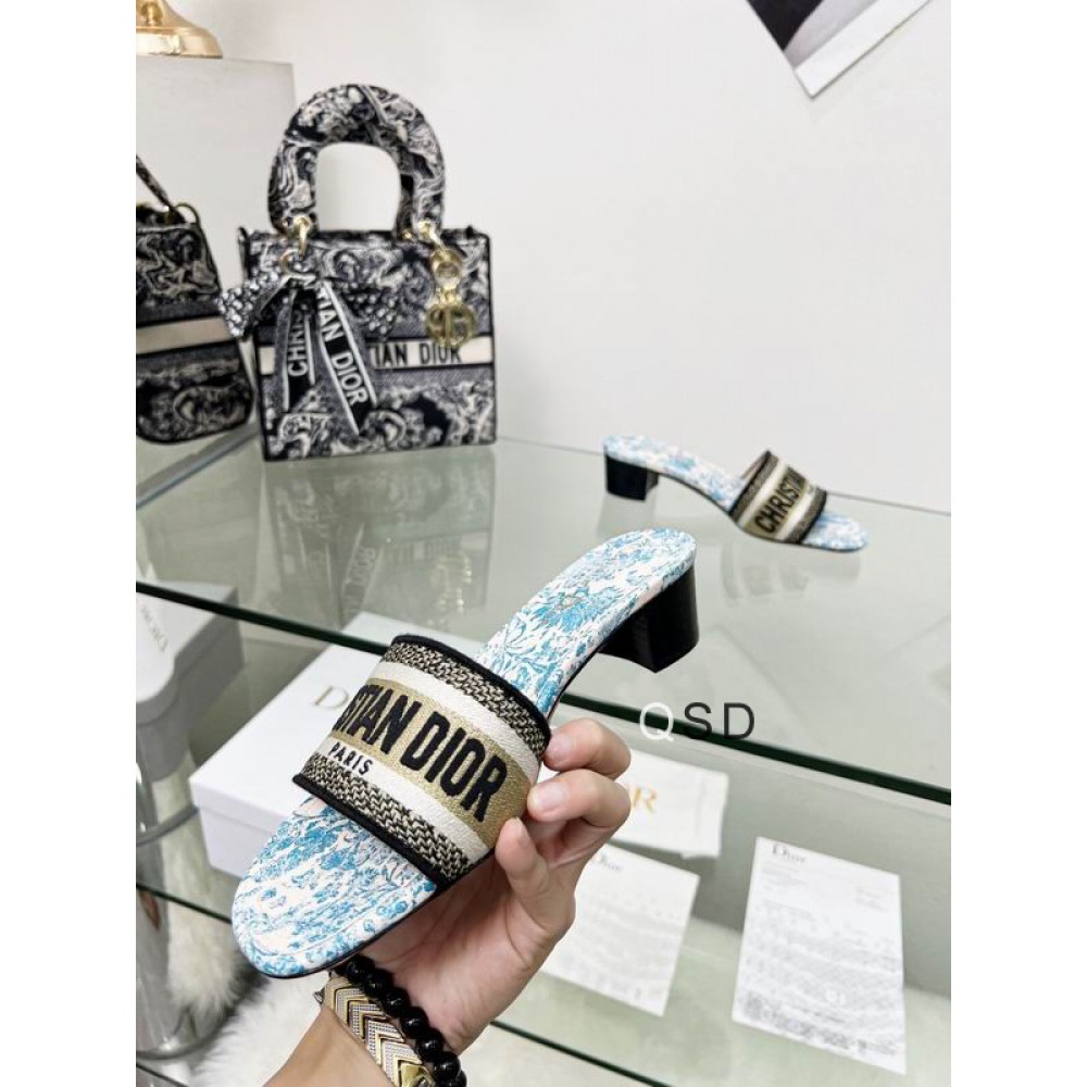 Dior D way heeled slide 3.5cm Shoes