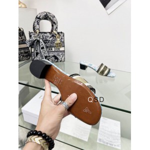 Dior D way heeled slide 3.5cm Shoes