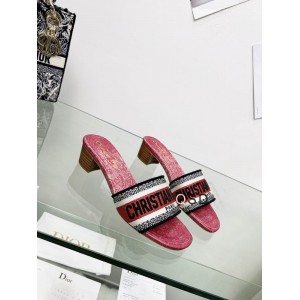 Dior D way heeled slide 3.5cm Shoes