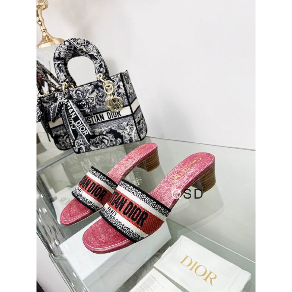 Dior D way heeled slide 3.5cm Shoes