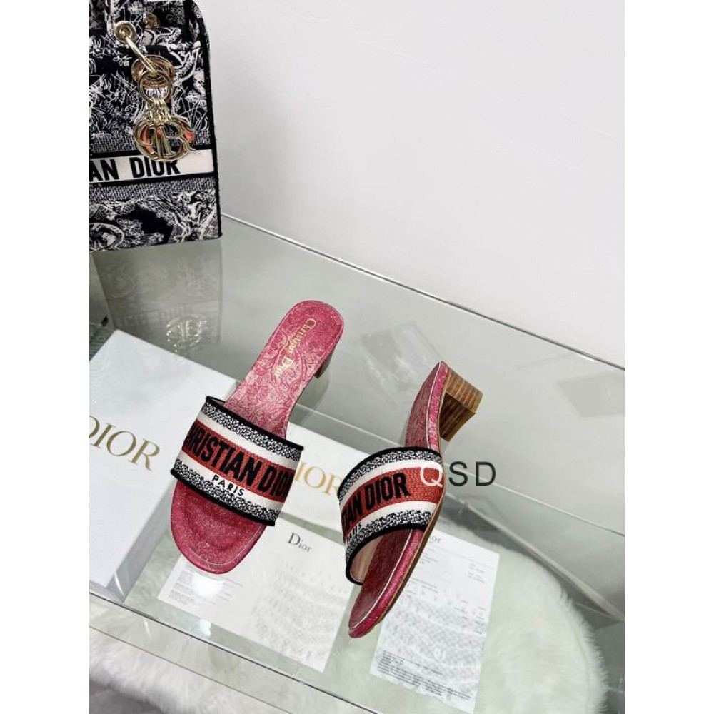 Dior D way heeled slide 3.5cm Shoes