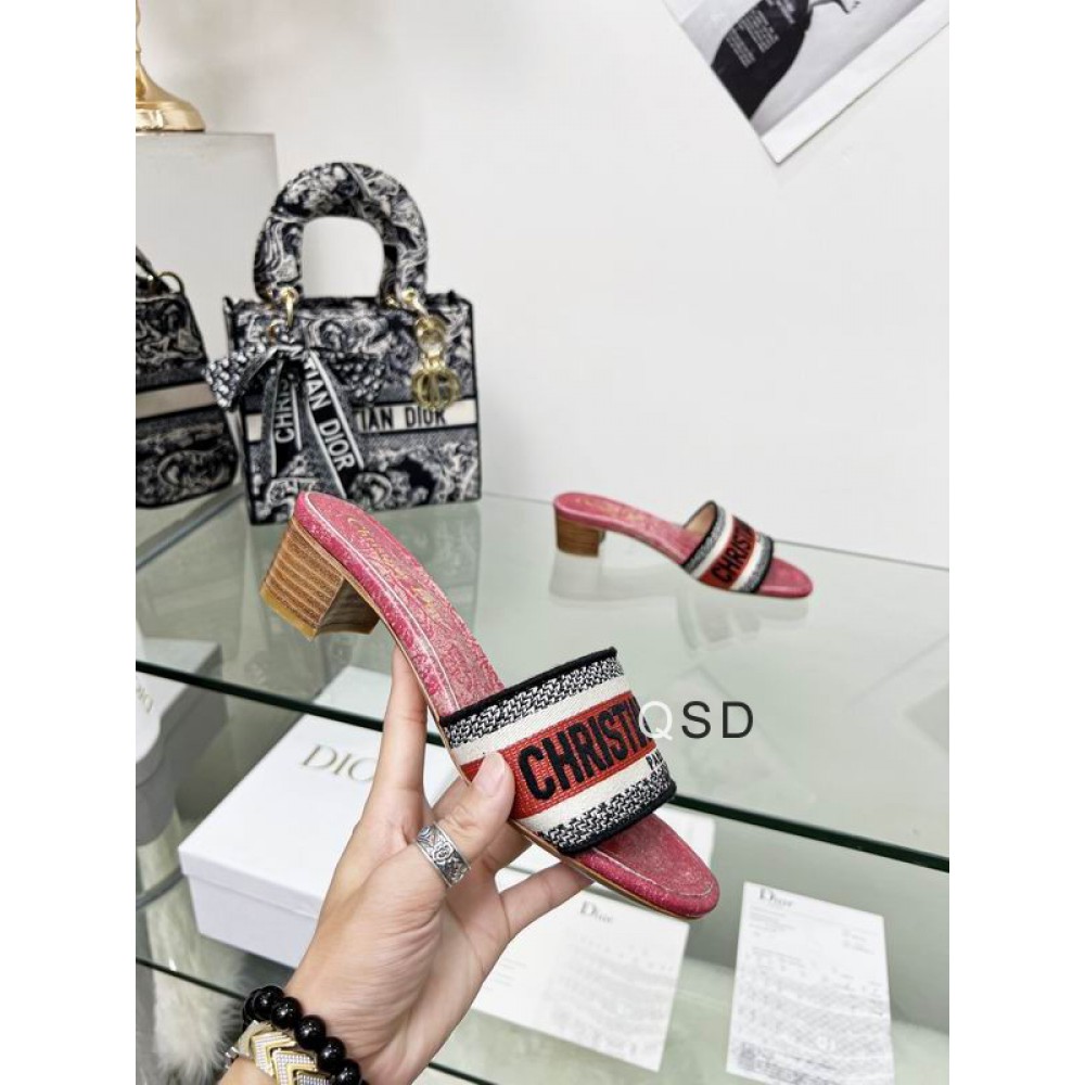 Dior D way heeled slide 3.5cm Shoes