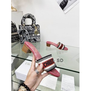 Dior D way heeled slide 3.5cm Shoes