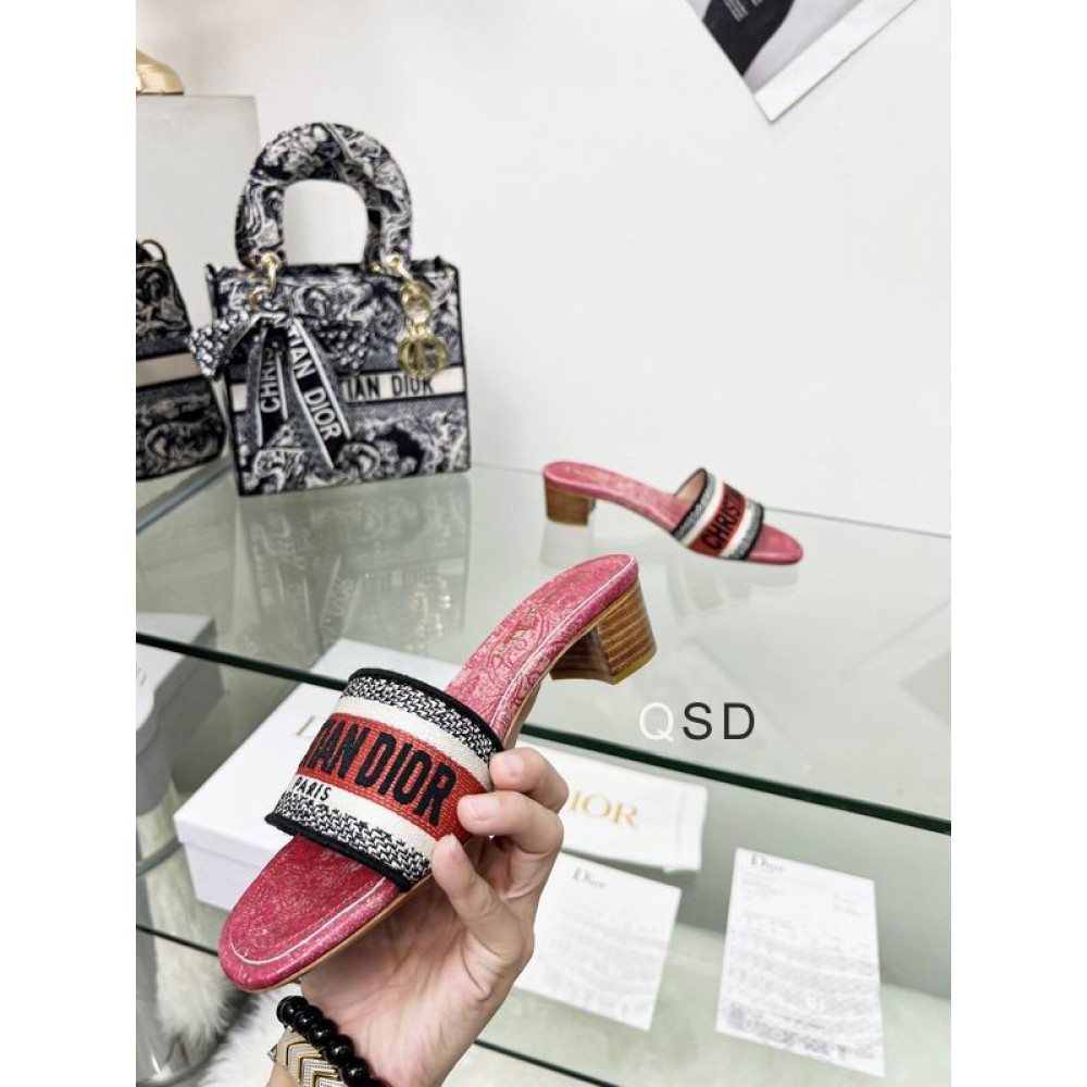 Dior D way heeled slide 3.5cm Shoes