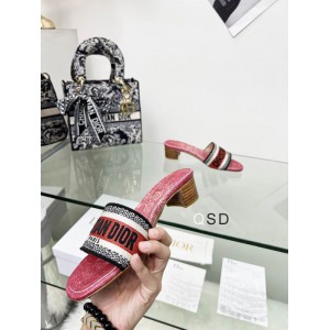 Dior D way heeled slide 3.5cm Shoes
