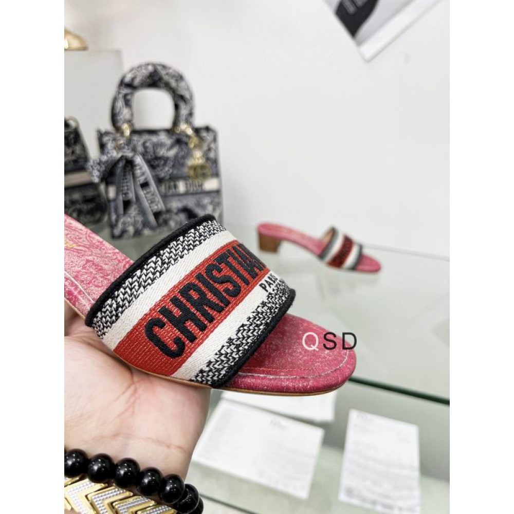 Dior D way heeled slide 3.5cm Shoes