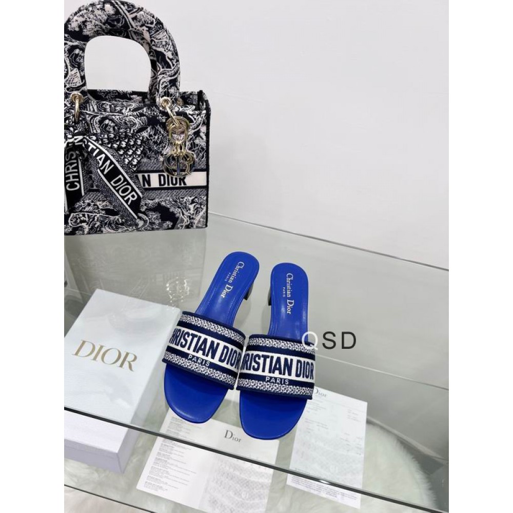 Dior D way heeled slide 3.5cm Shoes