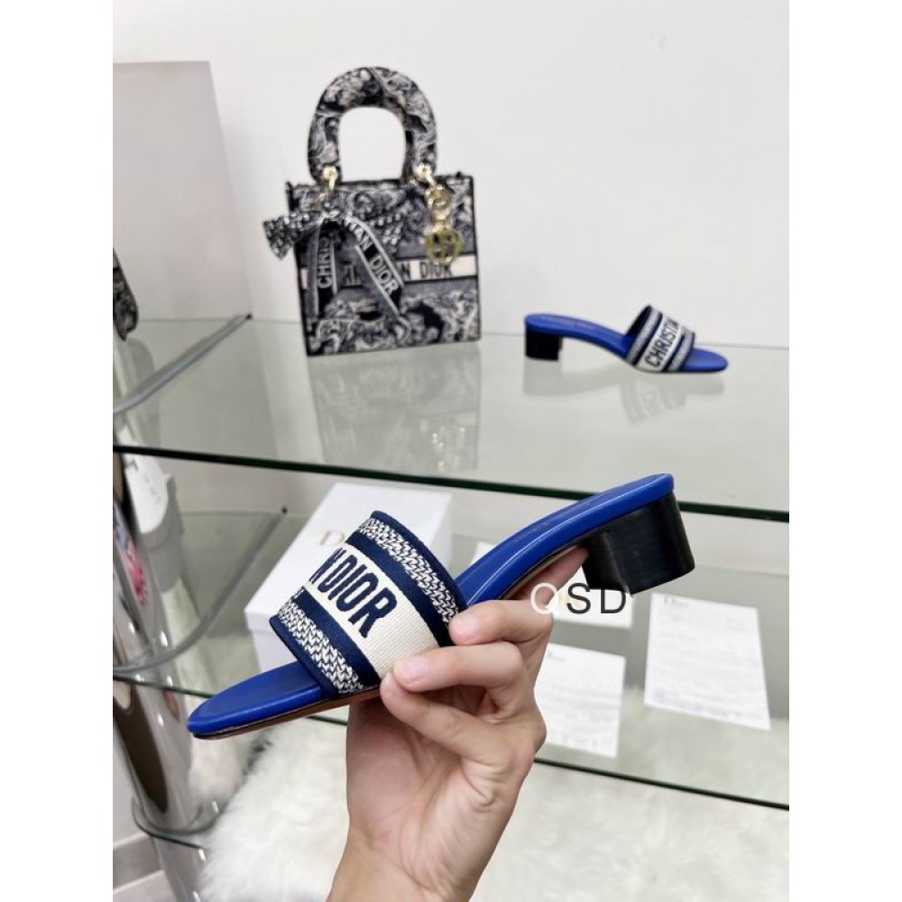 Dior D way heeled slide 3.5cm Shoes