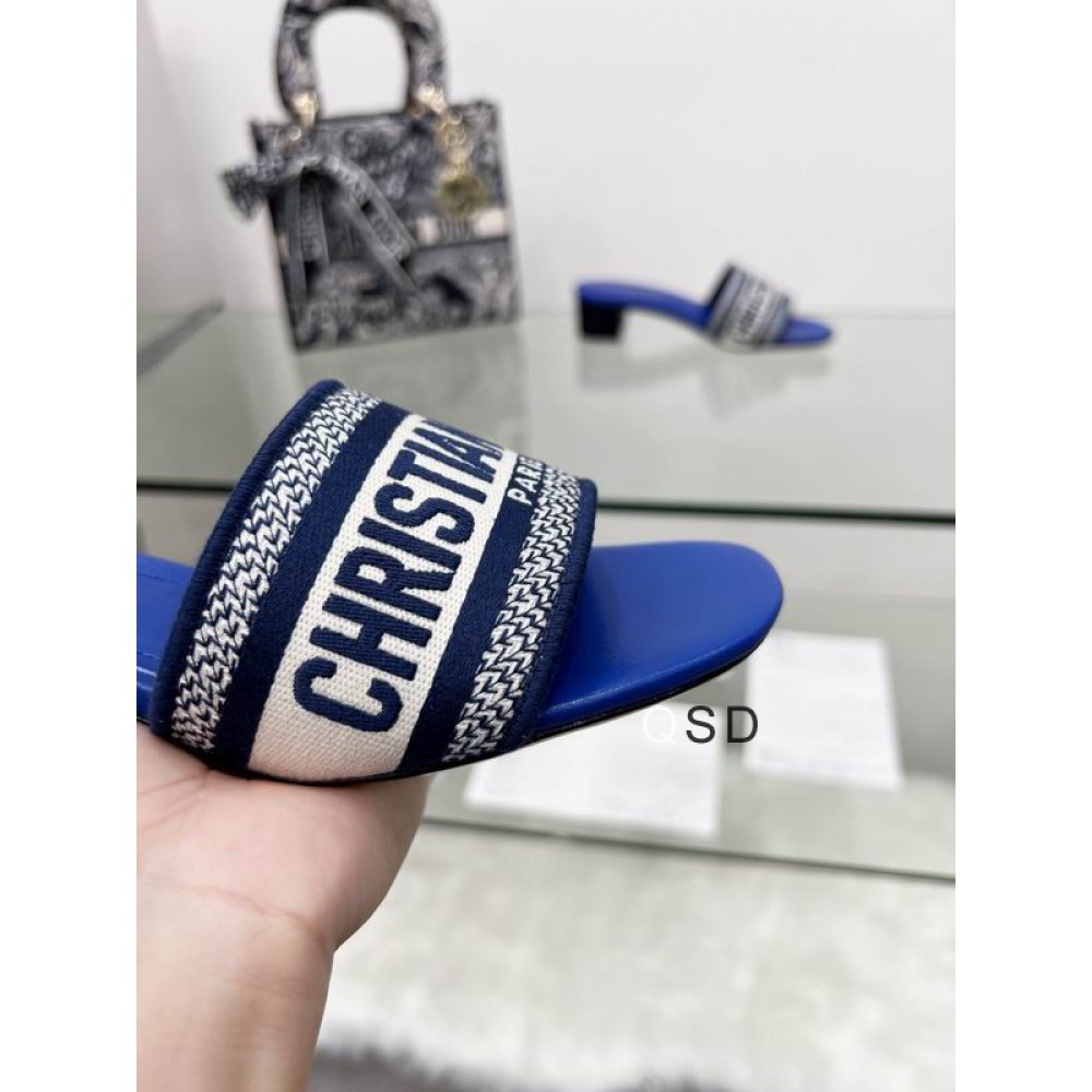 Dior D way heeled slide 3.5cm Shoes
