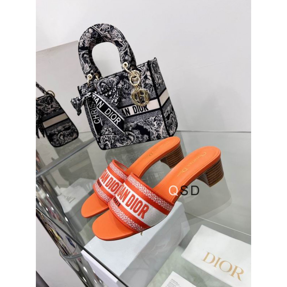 Dior D way heeled slide 3.5cm Shoes