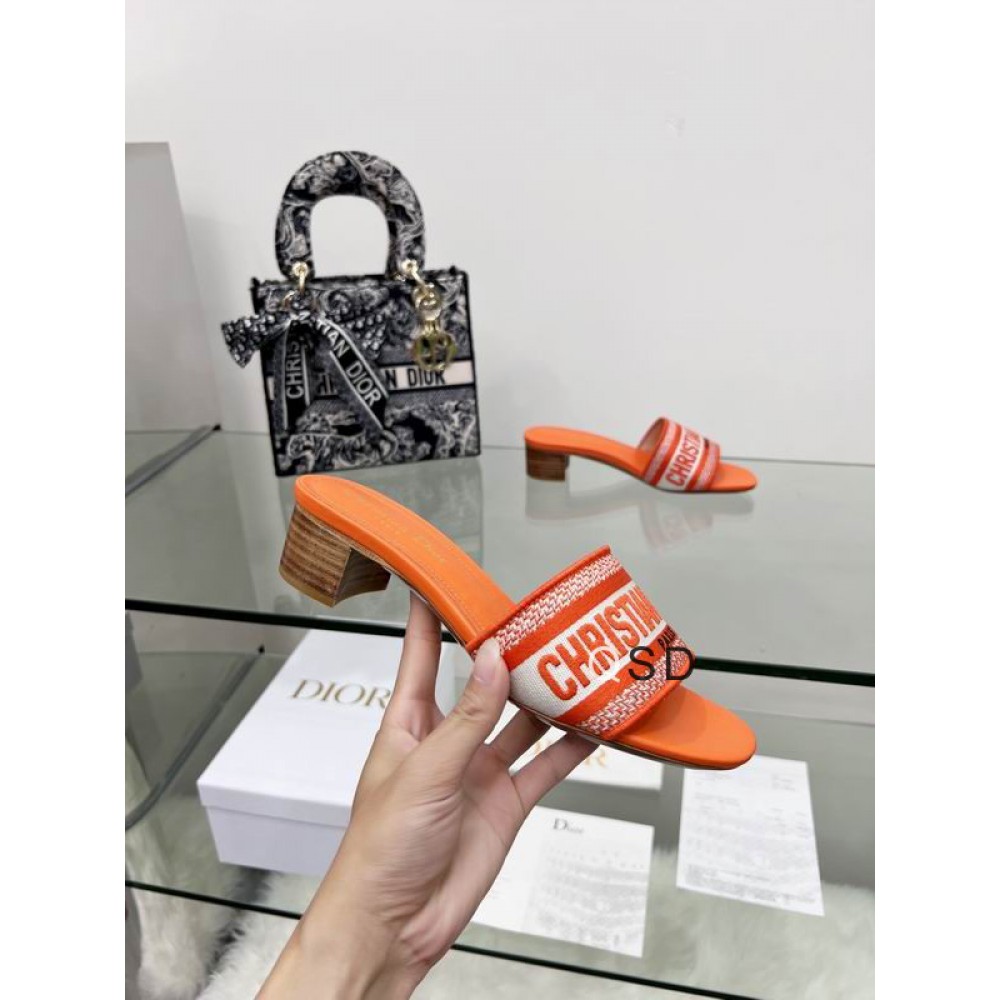 Dior D way heeled slide 3.5cm Shoes