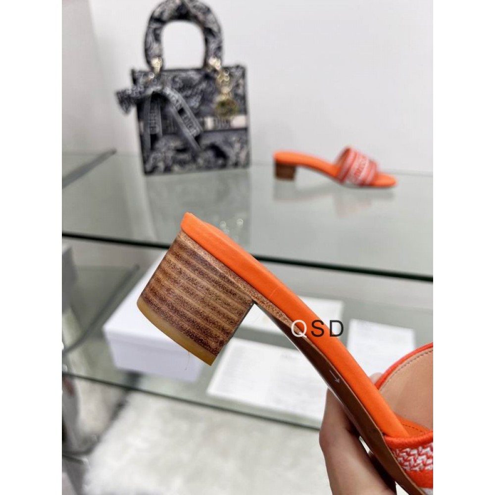 Dior D way heeled slide 3.5cm Shoes