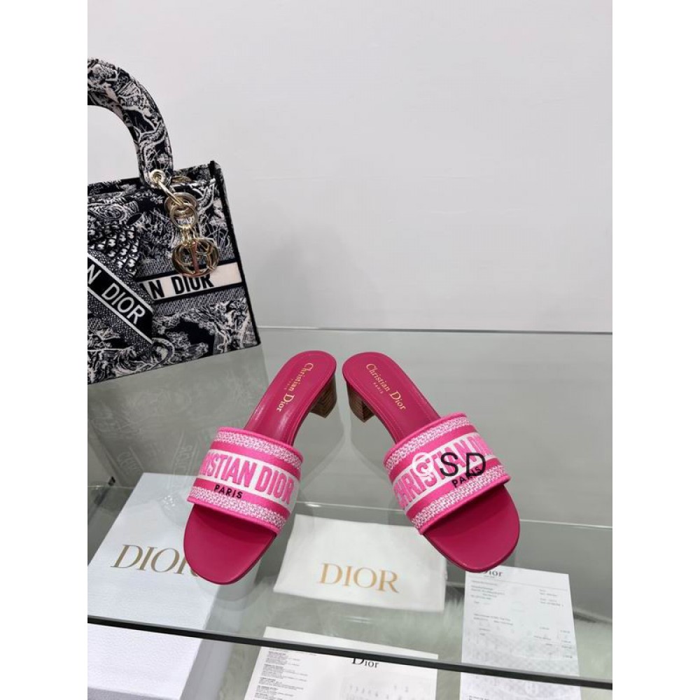 Dior D way heeled slide 3.5cm Shoes