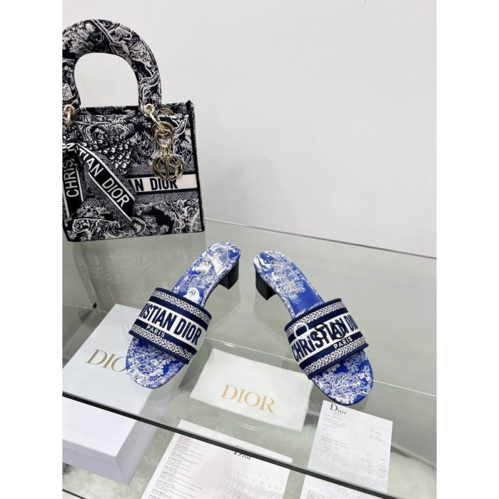 Dior D way heeled slide 3.5cm Shoes