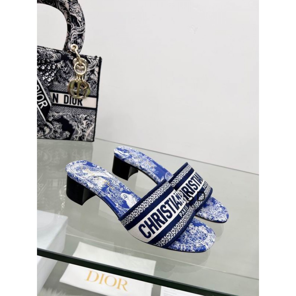 Dior D way heeled slide 3.5cm Shoes