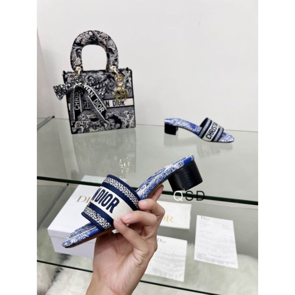 Dior D way heeled slide 3.5cm Shoes