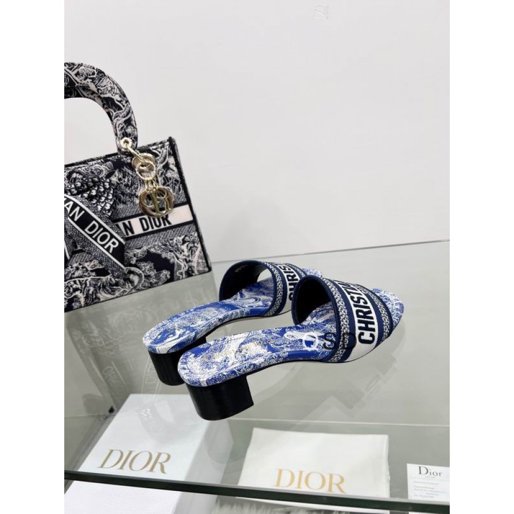 Dior D way heeled slide 3.5cm Shoes