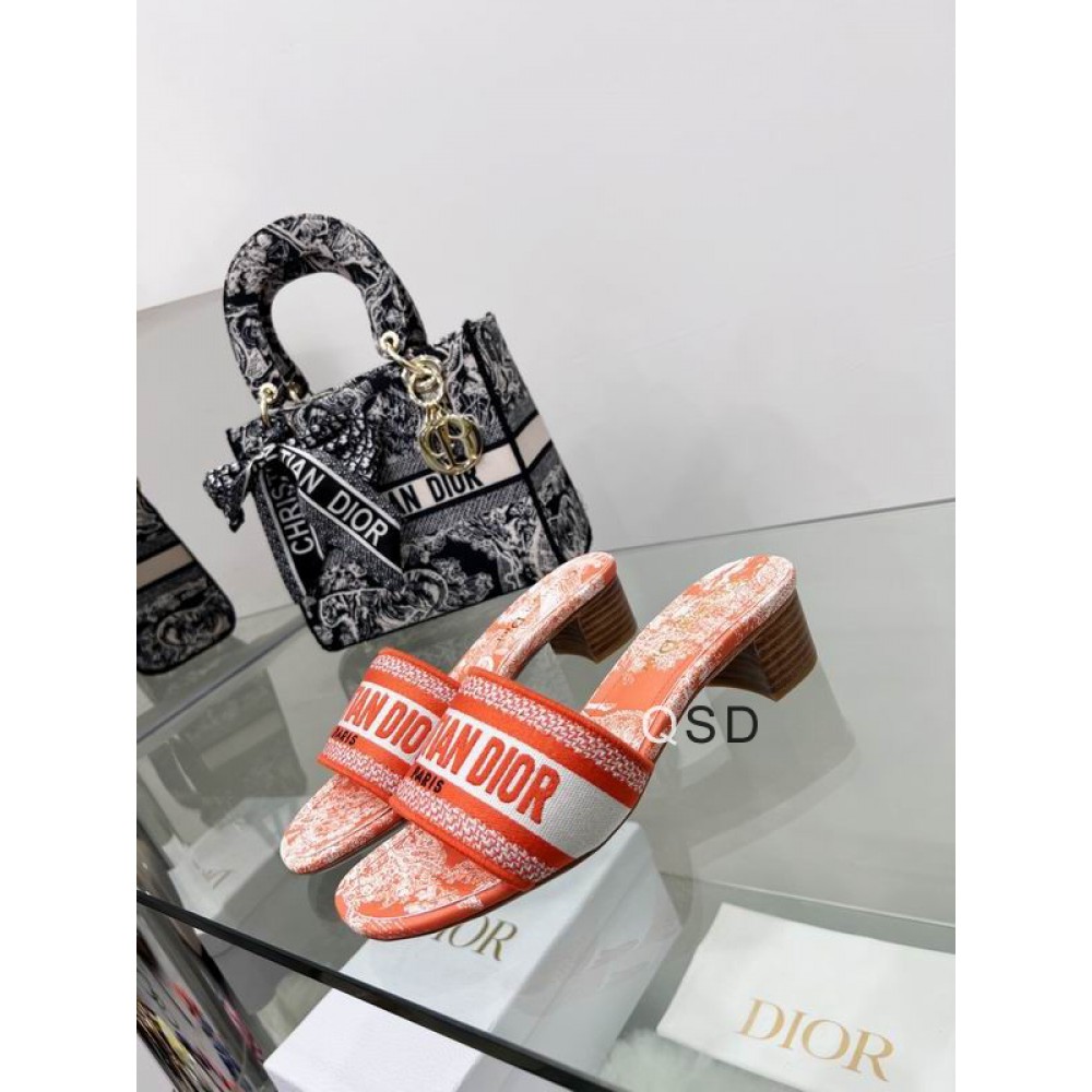Dior D way heeled slide 3.5cm Shoes
