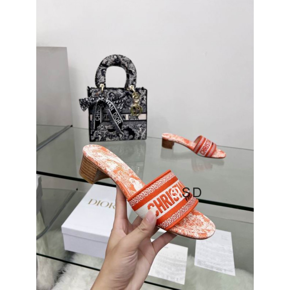 Dior D way heeled slide 3.5cm Shoes