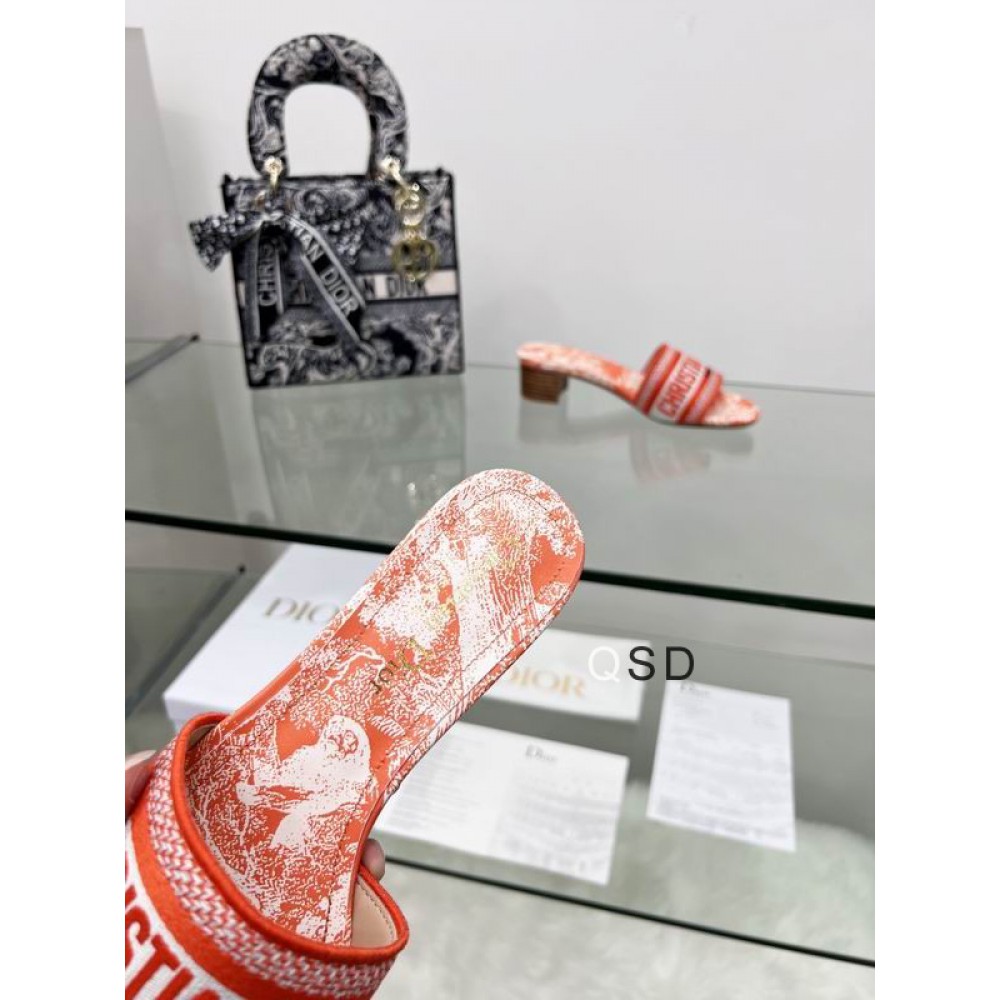 Dior D way heeled slide 3.5cm Shoes